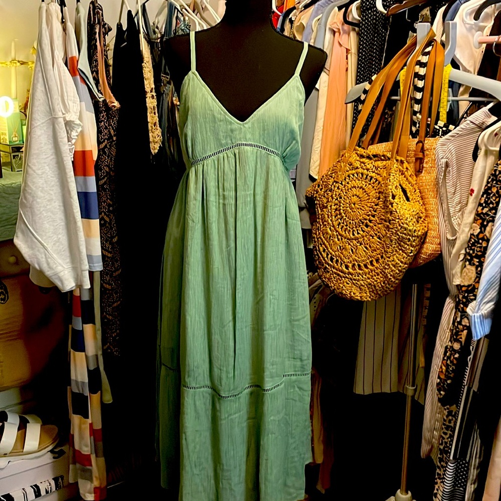 Cupshe Sz L Sage green coverup/Dress